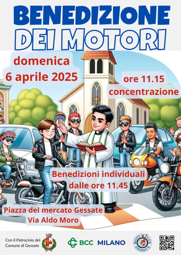 Moto Club Gessate Benedizione motori 2025